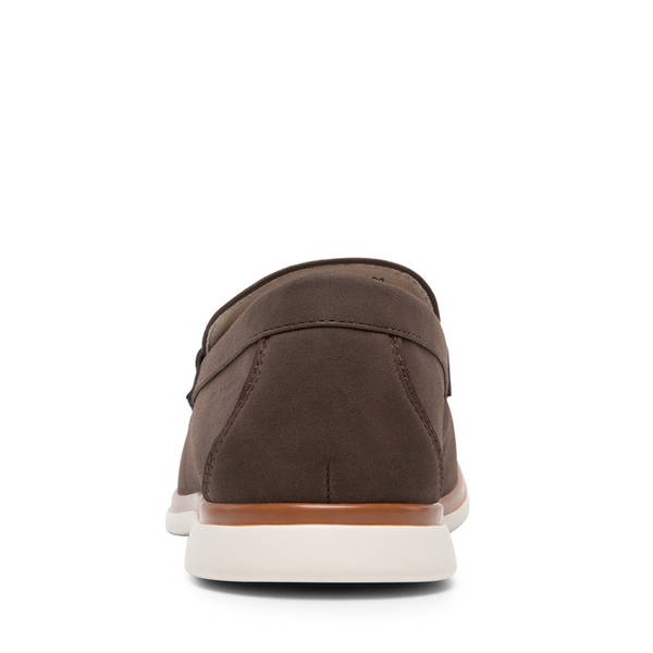 Men's Slip-On Business Penny Loafers - DARK BROWN - 4